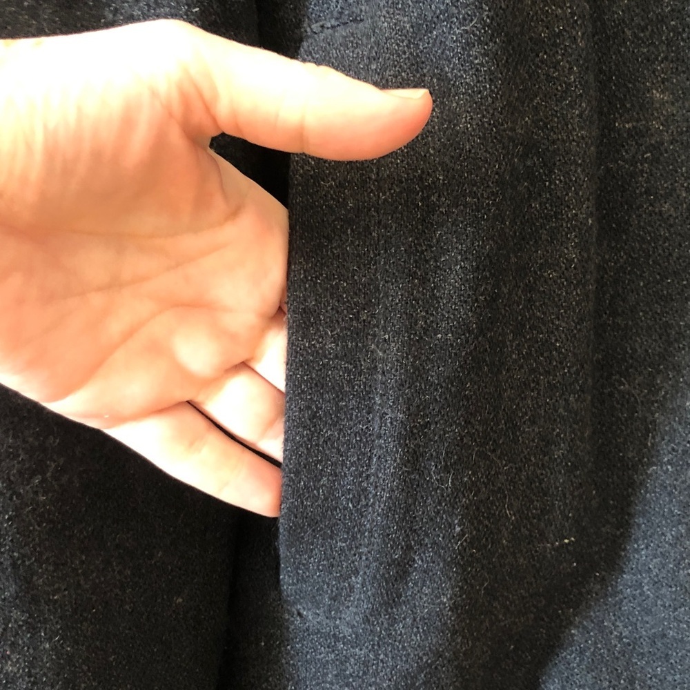GAP Full-Zip Wool Collared Bomber Jacket Large - Picture 6 of 8